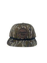 Vintage camo snapback hat with Freedom Union logo patch